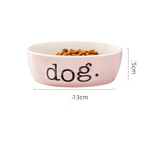 Ceramic Pets Food Bowl