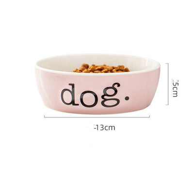 Ceramic Pets Food Bowl