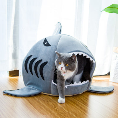 Creative Dual-Purpose Shark Pet Bed