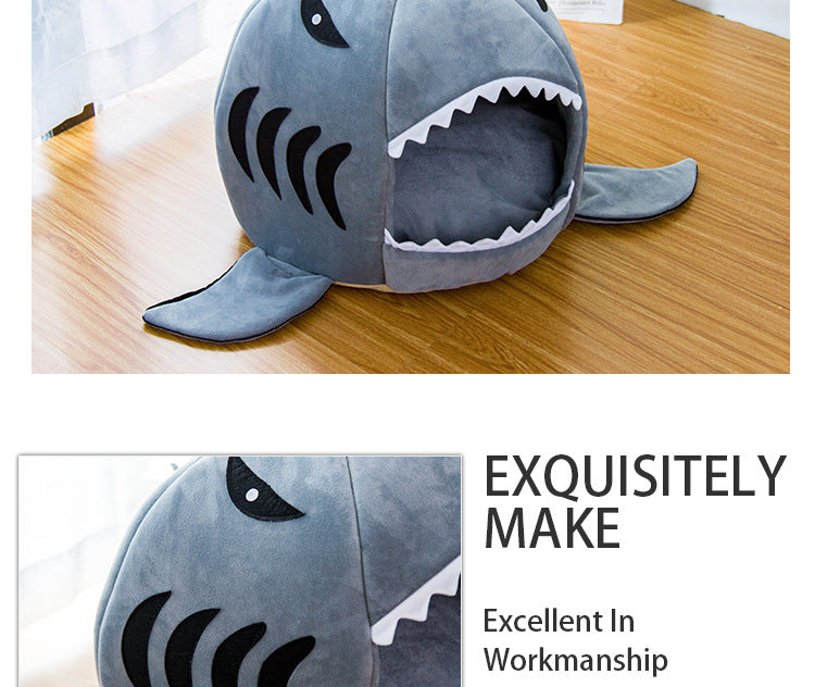 Creative Dual-Purpose Shark Pet Bed