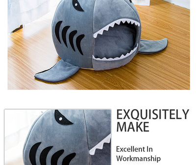 Creative Dual-Purpose Shark Pet Bed