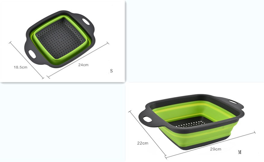 Square Folding Drain Basket