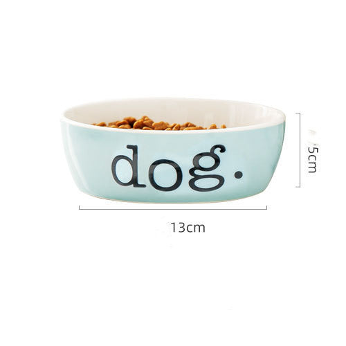 Ceramic Pets Food Bowl