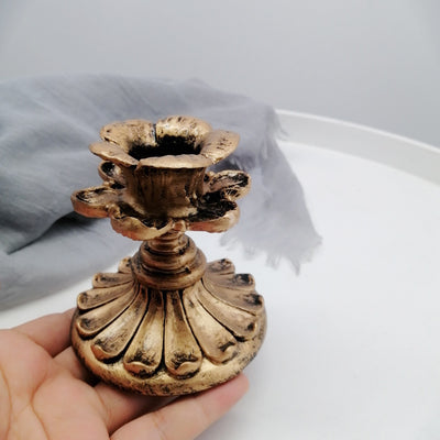 Golden Candle Holder Ornament