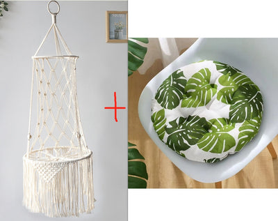 Macrame Hanging Pet Bed