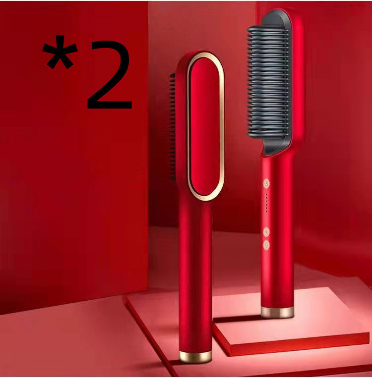 New 2 In 1 Hair Straightener Comb