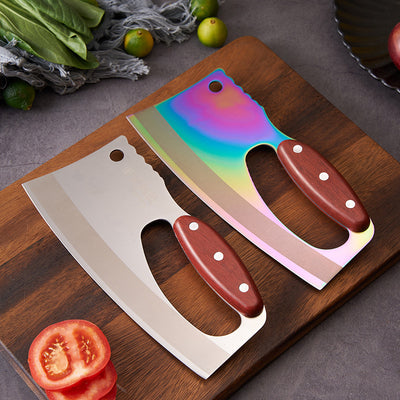 Wood Grain Handle Kitchen Knife