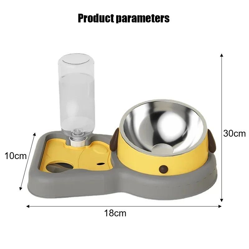 Pet Feeder Bowls Tilt Design Protect