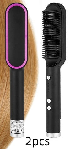 New 2 In 1 Hair Straightener Comb