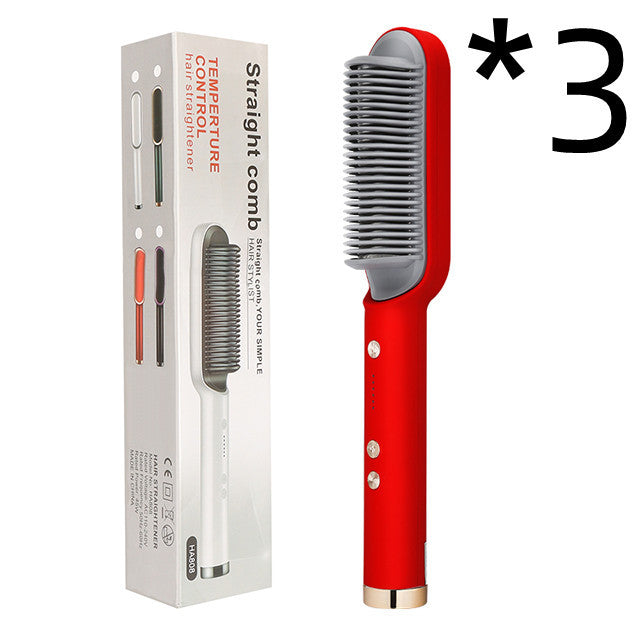 New 2 In 1 Hair Straightener Comb